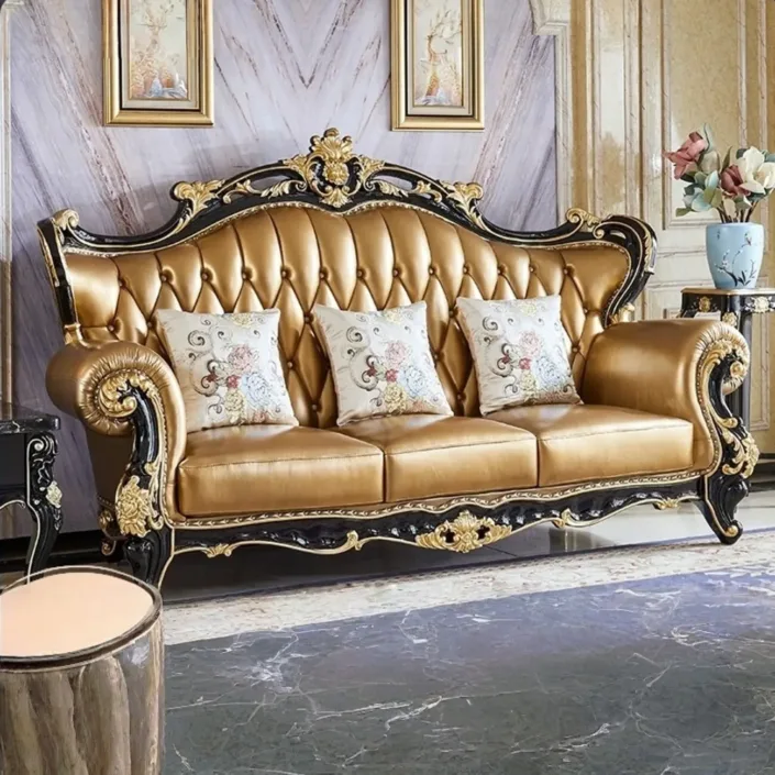 Globe Sofa - European Style solid Wood Double-sided Carved Villa Sofa Globe Sofa - European Style solid Wood Double-sided Carved Villa Sofa