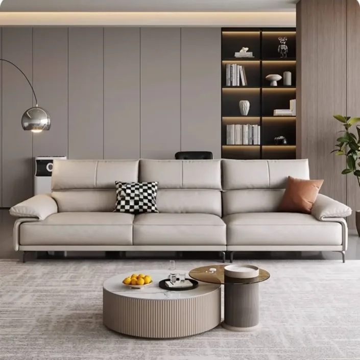 Globe Sofa - Italian Elegance and Light Luxury Leather Sofa Globe Sofa - Italian Elegance and Light Luxury Leather Sofa