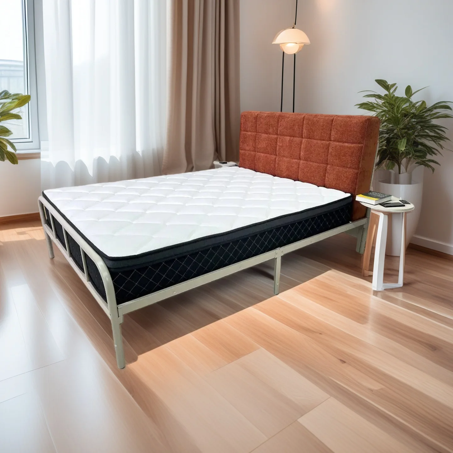 主图-02-4 Globe Sofa - Minimalist Nordic Style High-quality Double Bed