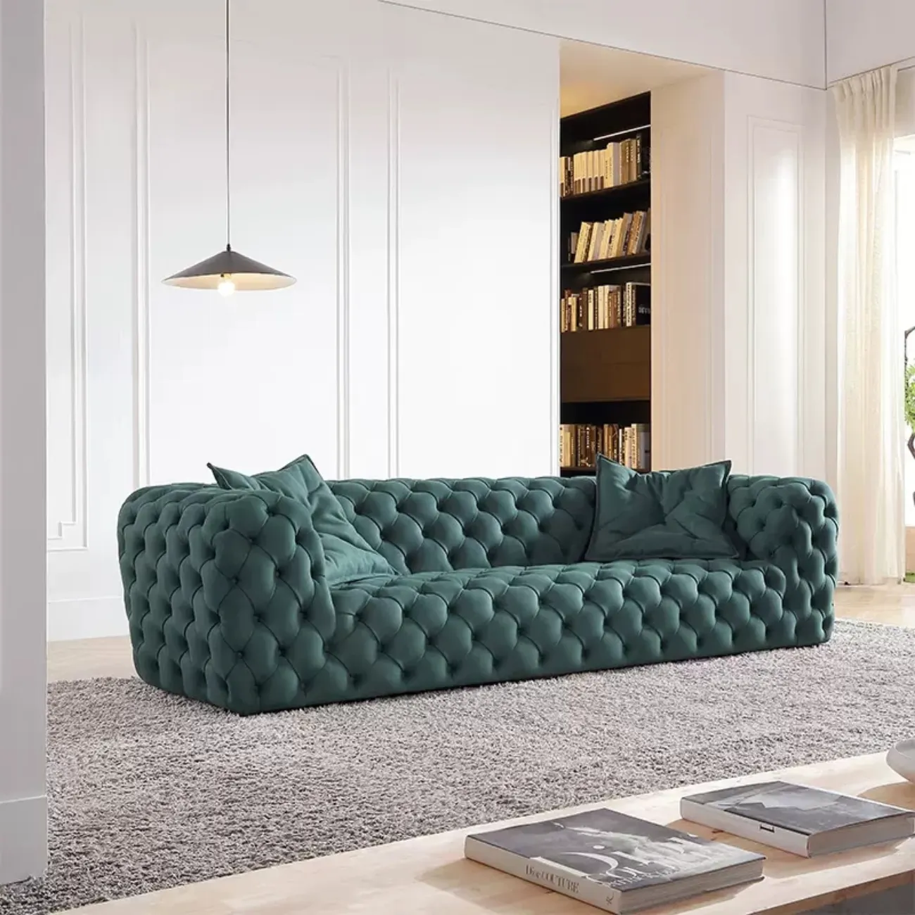 主图-02 Globe Sofa - Lunar Surface Straight-Back Sofa