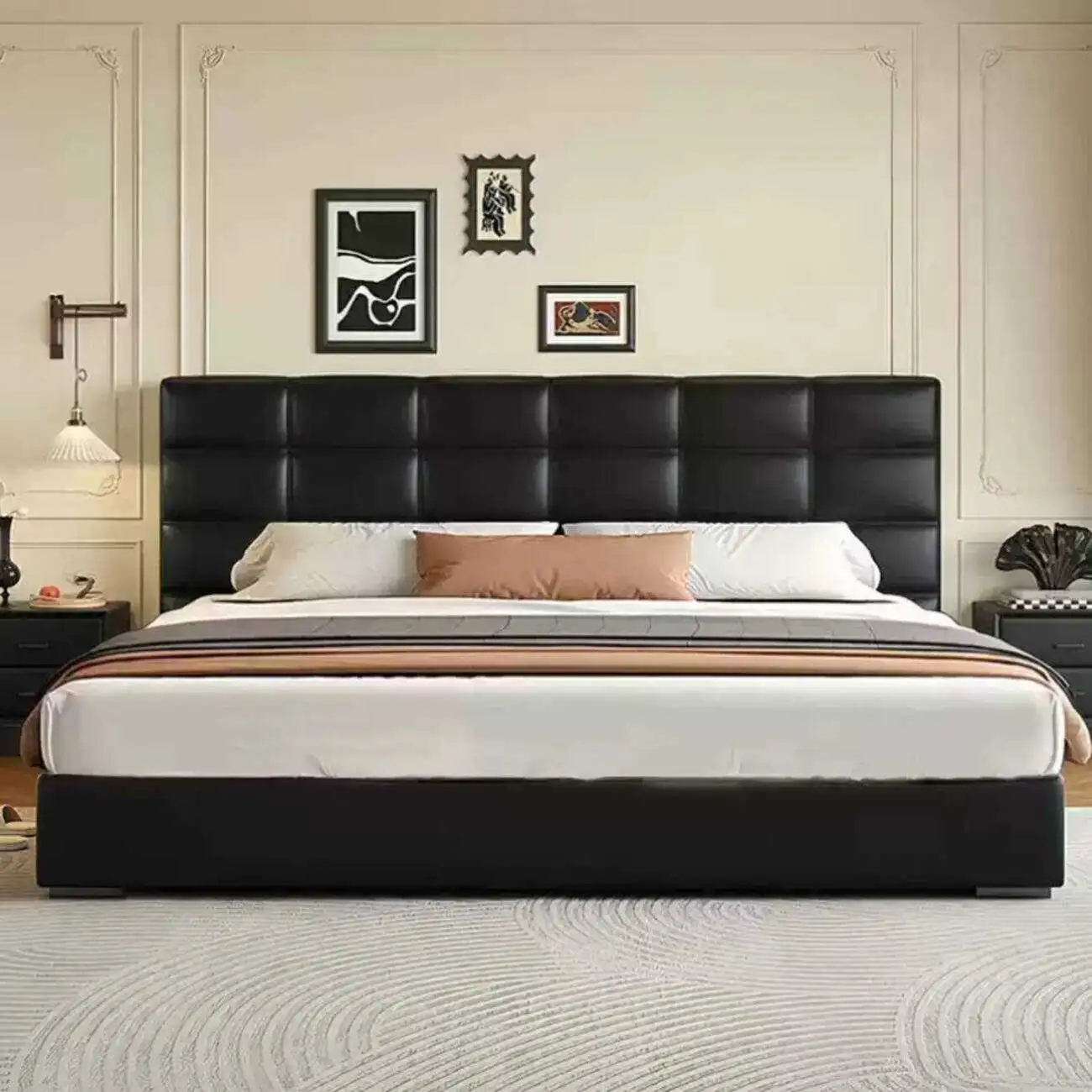 主图-02 Globe Sofa - Laurence Influencer Genuine Leather Bed