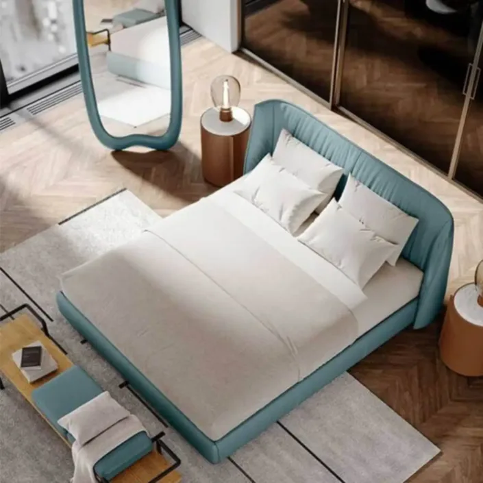 Globe Sofa - Poltrona Frau Archibald Leather Bed Globe Sofa - Poltrona Frau Archibald Leather Bed