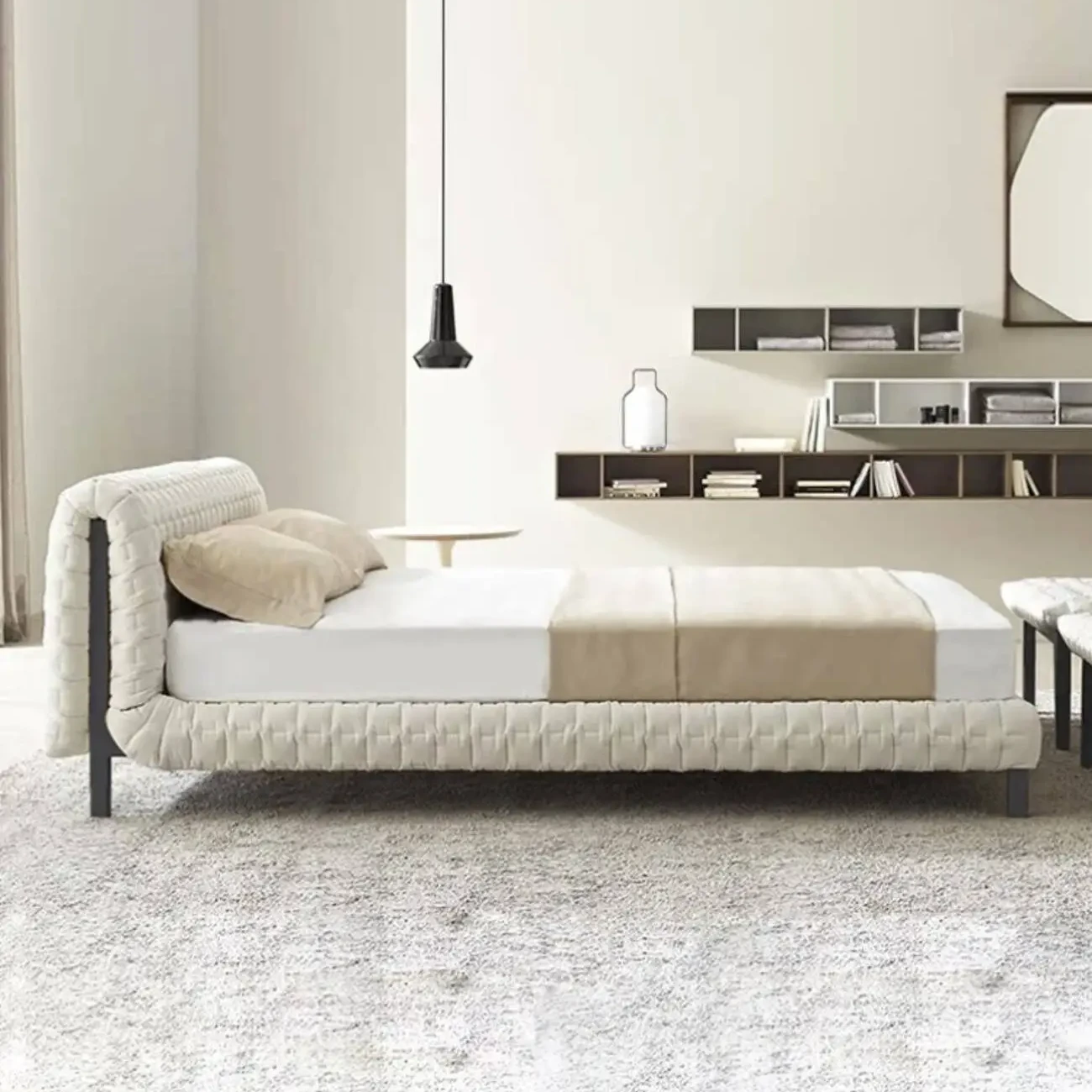主图-03 Globe Sofa - Original Replica Suede Free-Form Space Bed