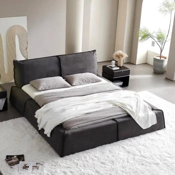 Globe Sofa - Minimalist Design Microfiber Suede Fabric Paris Bed Globe Sofa - Minimalist Design Microfiber Suede Fabric Paris Bed