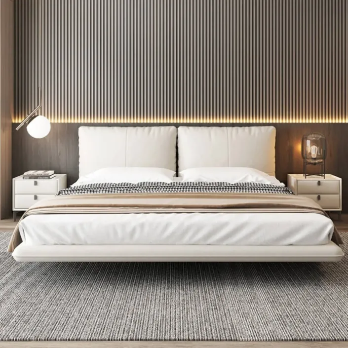 Globe Sofa - Floating-Style Italian Minimalist Leather Bed Globe Sofa - Floating-Style Italian Minimalist Leather Bed