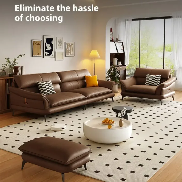 Globe Sofa - New Italian Cloud Wing Leather Sofa Globe Sofa - New Italian Cloud Wing Leather Sofa