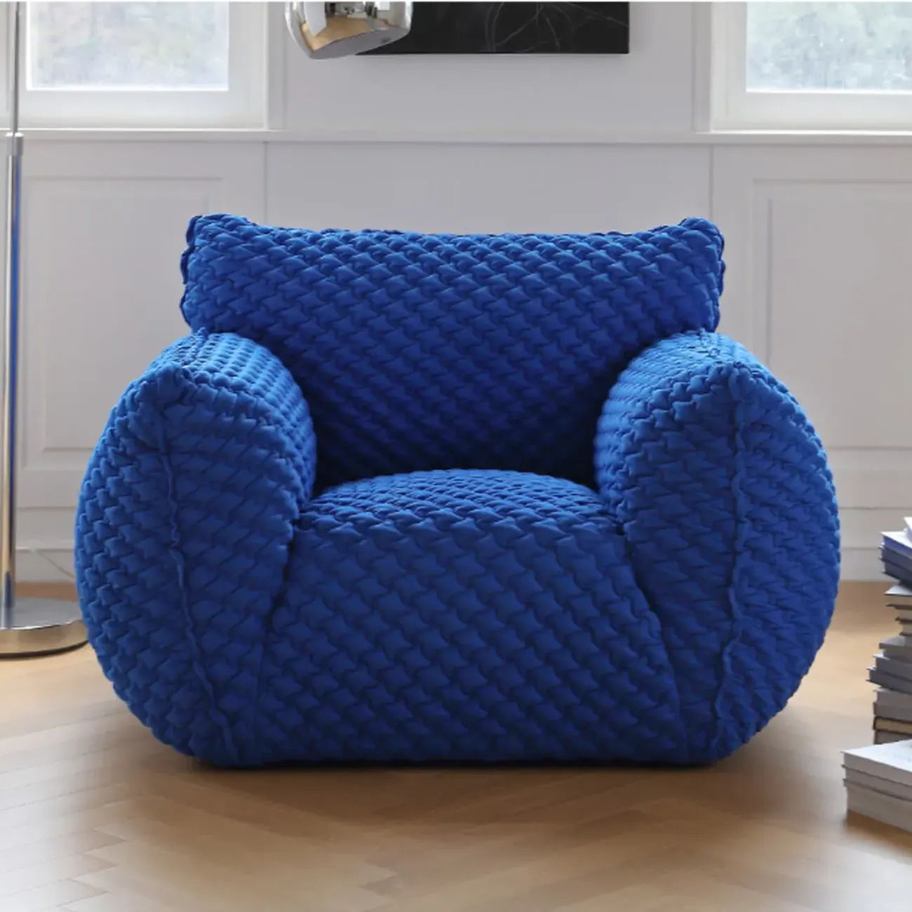 主图-03 Globe Sofa - Blue Fat Man Single Sofa Set