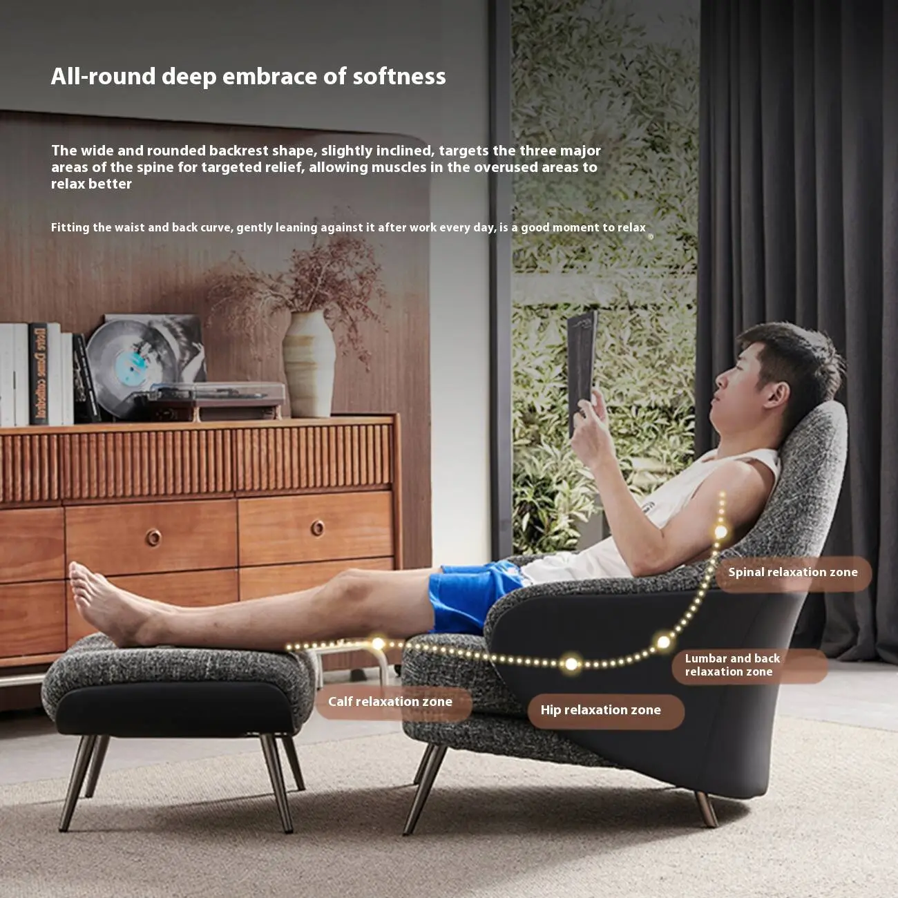 主图-03 Globe Sofa - Italian Tiger Single Armchair Sofa
