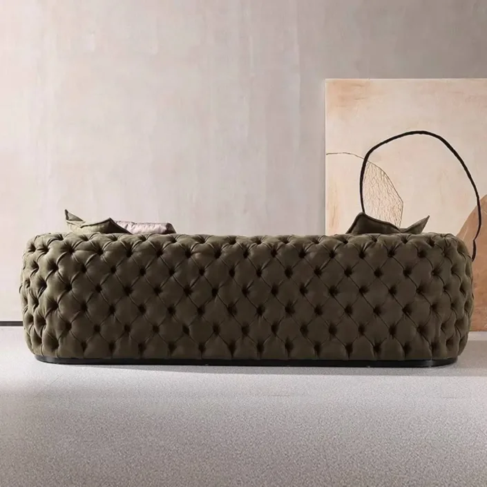 Globe Sofa - Lunar Surface Straight-Back Sofa Globe Sofa - Lunar Surface Straight-Back Sofa