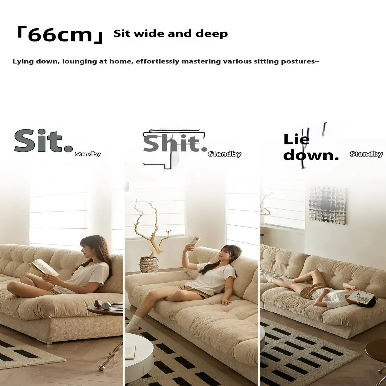 主图-03 Globe Sofa - Influencer-Favorite Cloud Sofa