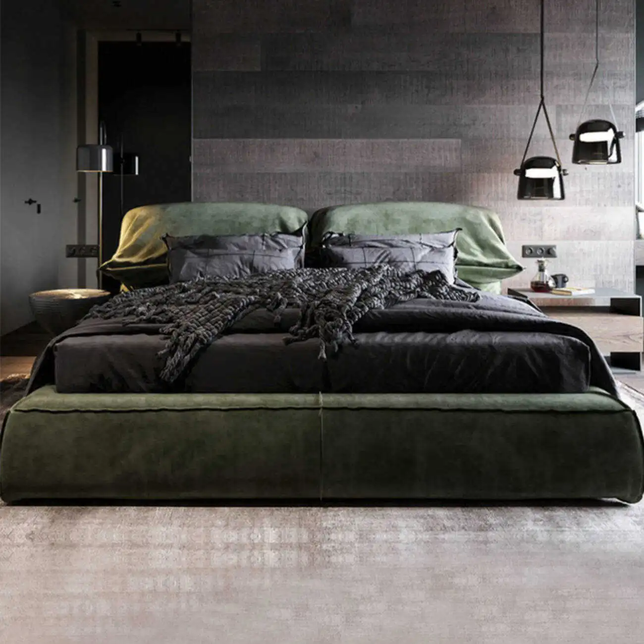 主图-03(1) Globe Sofa - Luxury Modern Master Bedroom Elephant Ear Bed