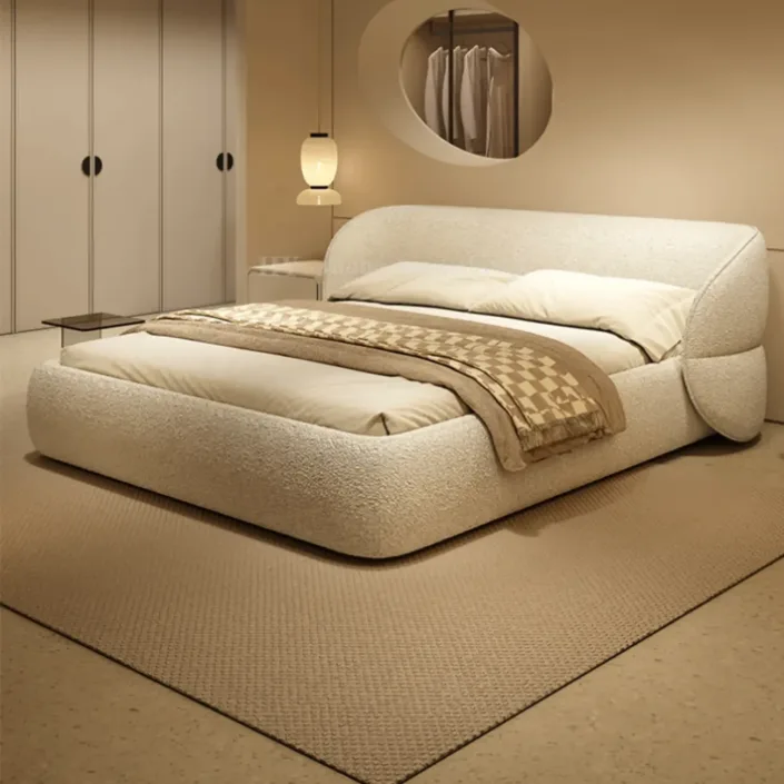 Globe Sofa - Master Bedroom Luxury French Buttercream Style Butterfly Bed Globe Sofa - Master Bedroom Luxury French Buttercream Style Butterfly Bed