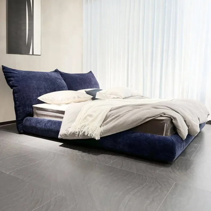 Globe Sofa - Chenille Petal Fabric Bed Globe Sofa - Chenille Petal Fabric Bed