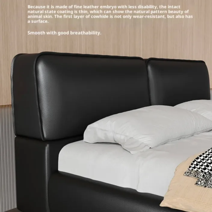 Globe Sofa - Big Black Bull Premium Master Bedroom Leather Bed Globe Sofa - Big Black Bull Premium Master Bedroom Leather Bed
