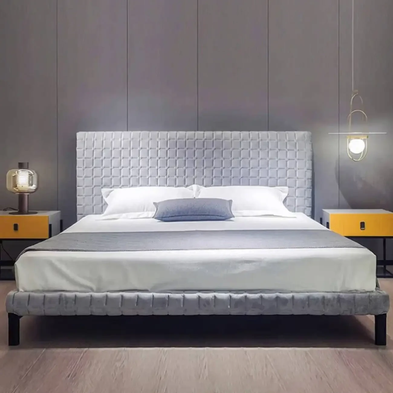主图-04 Globe Sofa - Original Replica Suede Free-Form Space Bed