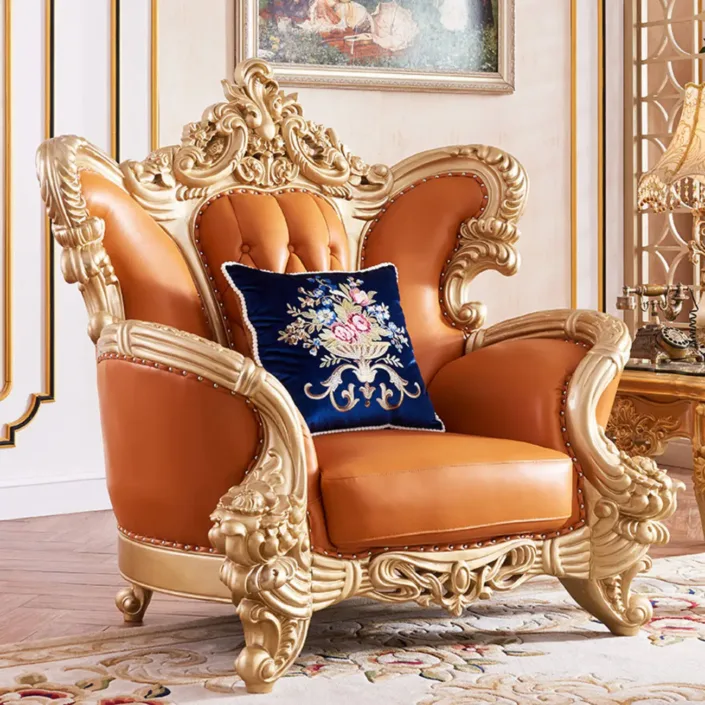 Globe Sofa - European Luxury Palace Villa Solid Wood Sofa Globe Sofa - European Luxury Palace Villa Solid Wood Sofa