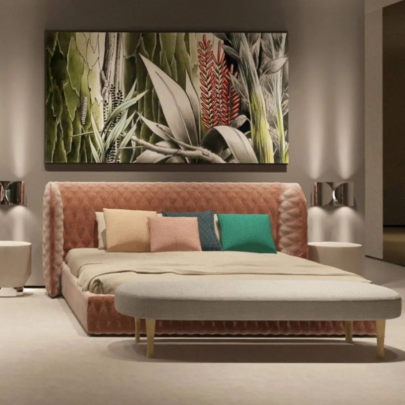 主图-04 Globe Sofa - Redondo Italian Minimalist Upholstered Bed