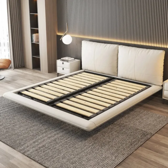 Globe Sofa - Floating-Style Italian Minimalist Leather Bed Globe Sofa - Floating-Style Italian Minimalist Leather Bed