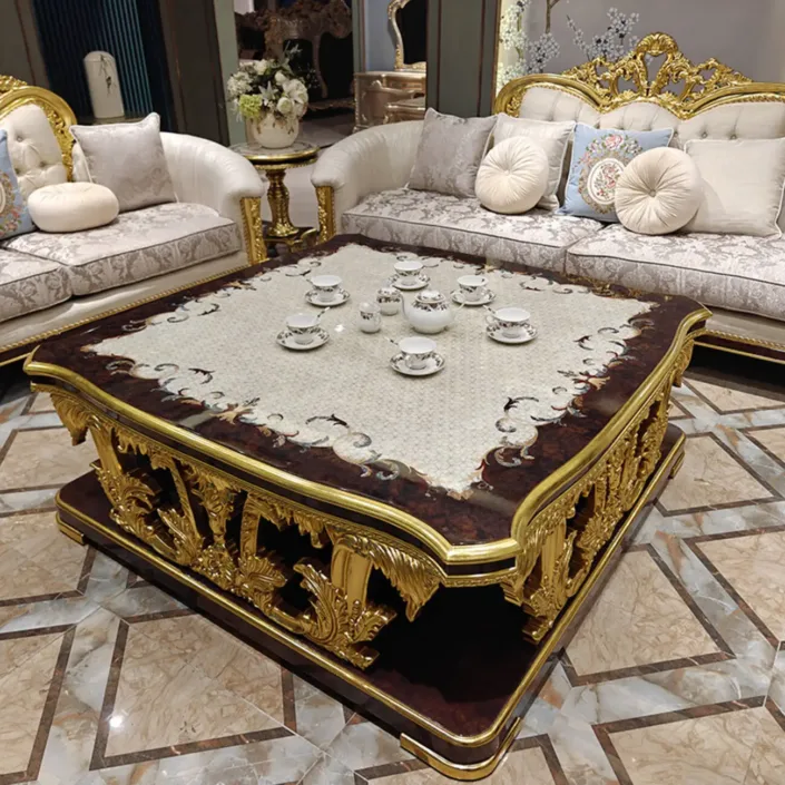 Globe Sofa - French-style Palace Solid Wood Carved Upholstered Sofa of Noble Luxury Globe Sofa - French-style Palace Solid Wood Carved Upholstered Sofa of Noble Luxury