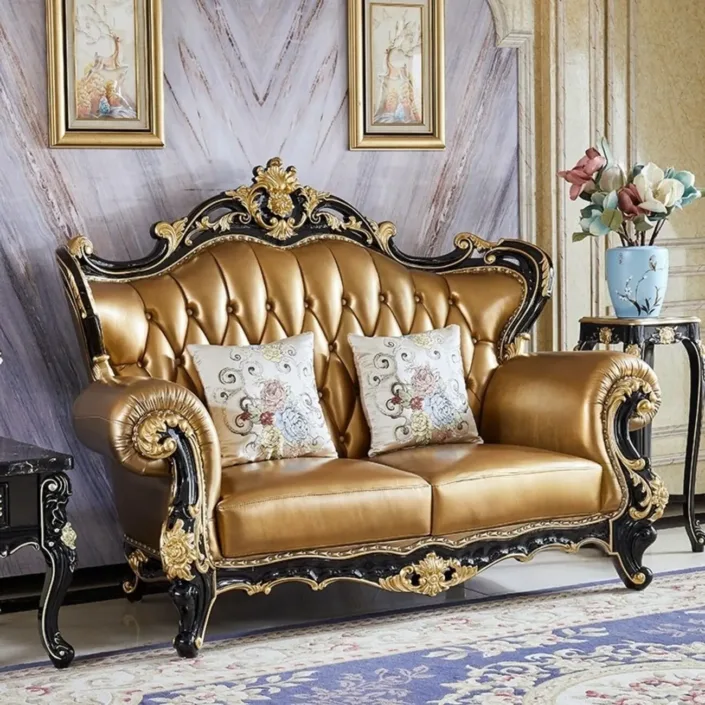 Globe Sofa - European Style solid Wood Double-sided Carved Villa Sofa Globe Sofa - European Style solid Wood Double-sided Carved Villa Sofa