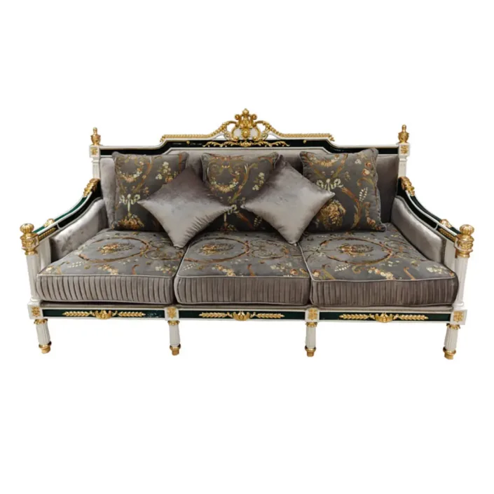Globe Sofa - French-Style Light Luxury Palace Upholstered Sofa Globe Sofa - French-Style Light Luxury Palace Upholstered Sofa