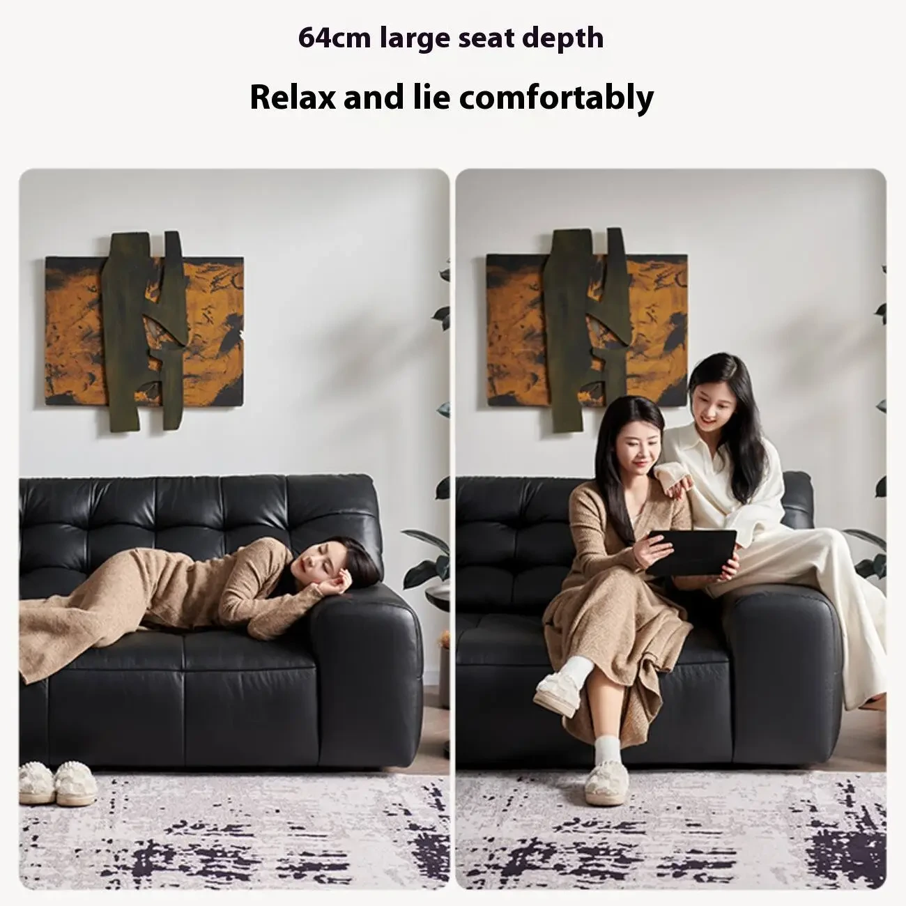 主图-041 Globe Sofa - Italian Luxury Big Black Bear Sofa