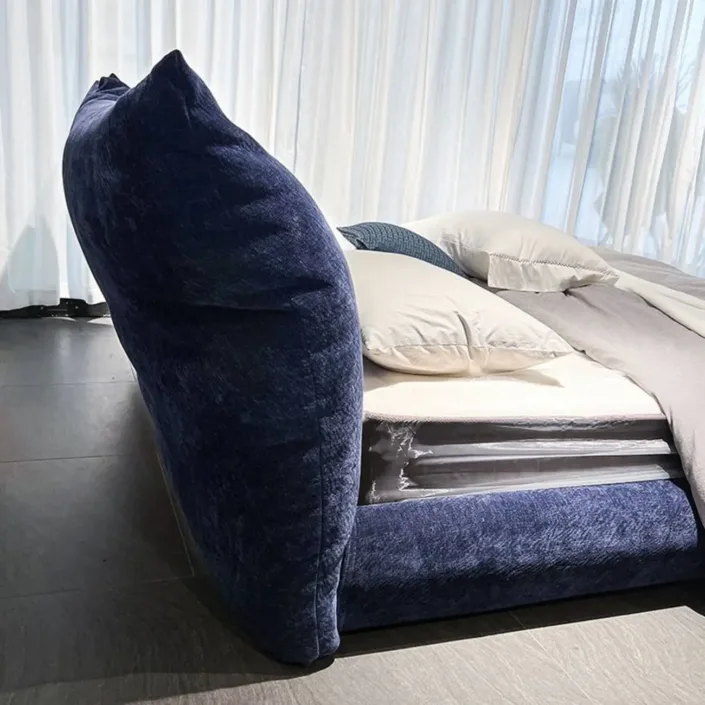 Globe Sofa - Chenille Petal Fabric Bed Globe Sofa - Chenille Petal Fabric Bed