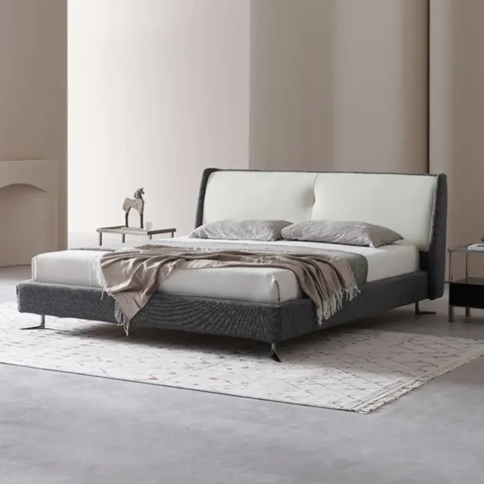 Globe Sofa - Spencer Italian Minimalist Genuine Leather Bed Globe Sofa - Spencer Italian Minimalist Genuine Leather Bed