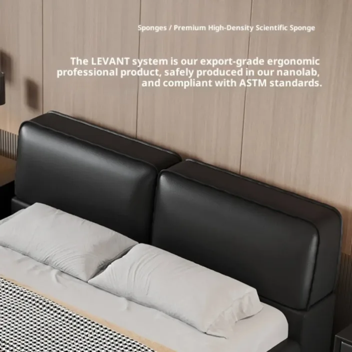 Globe Sofa - Big Black Bull Premium Master Bedroom Leather Bed Globe Sofa - Big Black Bull Premium Master Bedroom Leather Bed