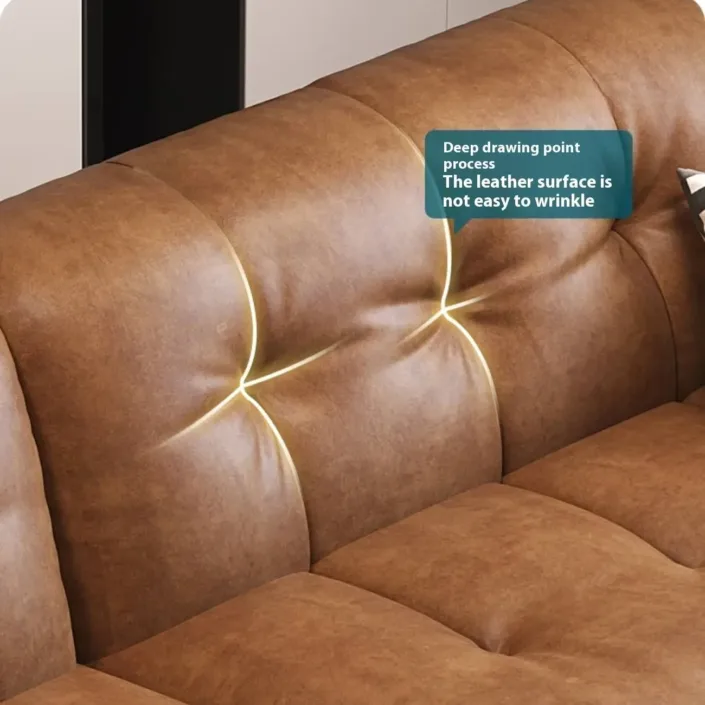 Globe Sofa - Vintage-style oil-waxed leather sofa Globe Sofa - Vintage-style oil-waxed leather sofa