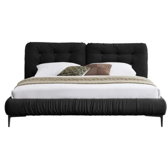 Globe Sofa - Italian Minimalist Frosted Fabric Cloud-Shaped High-Leg Bed Globe Sofa - Italian Minimalist Frosted Fabric Cloud-Shaped High-Leg Bed