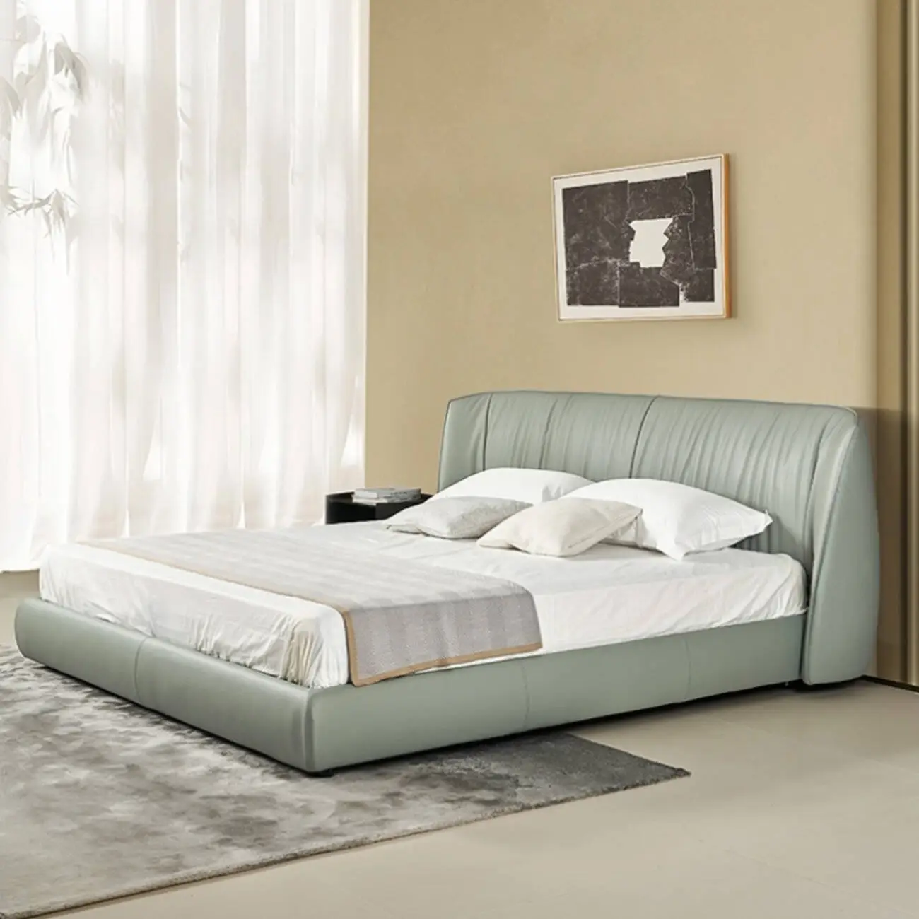 主图-06 Globe Sofa - Poltrona Frau Archibald Leather Bed