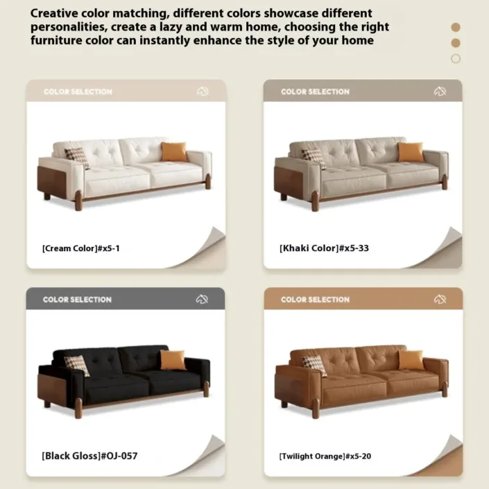 Globe Sofa - Vintage-Style Straight-Back Leather Sofa Globe Sofa - Vintage-Style Straight-Back Leather Sofa