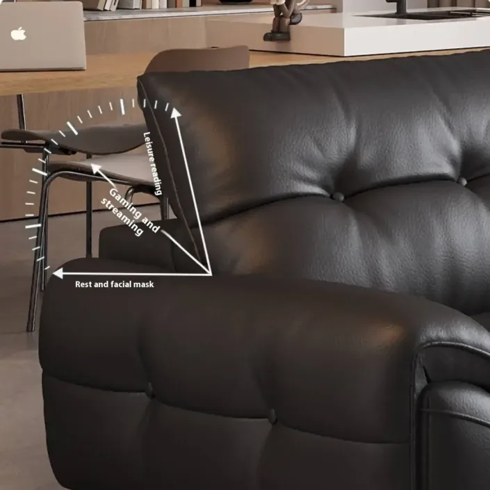 Globe Sofa - High-back adjustable genuine leather sofa Globe Sofa - High-back adjustable genuine leather sofa