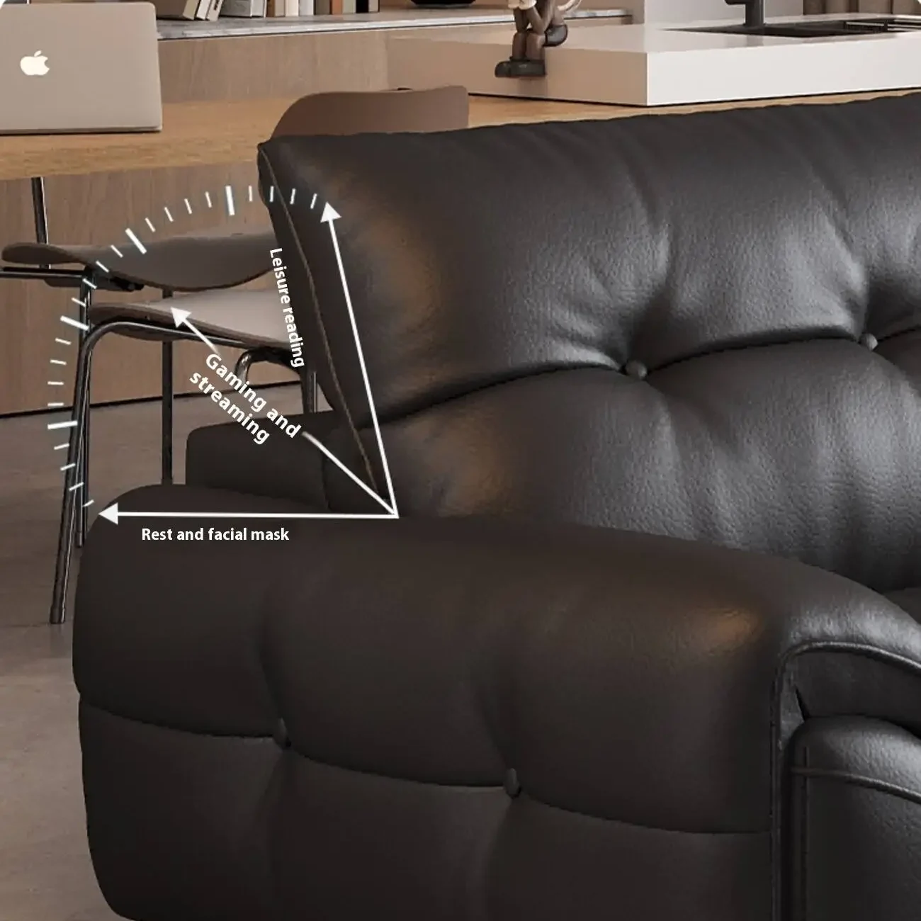 主图-06 Globe Sofa - High-back adjustable genuine leather sofa