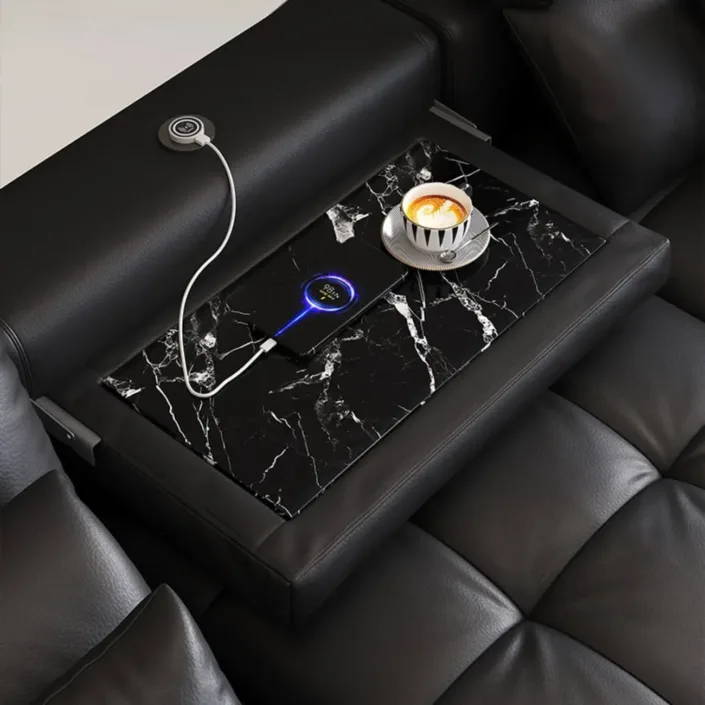 Globe Sofa - Adjustable Leather Sofa Globe Sofa - Adjustable Leather Sofa