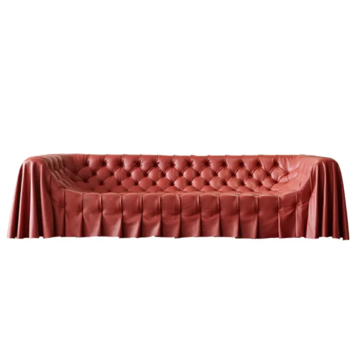 Globe Sofa - Bohemian Skirted Sofa Globe Sofa - Bohemian Skirted Sofa
