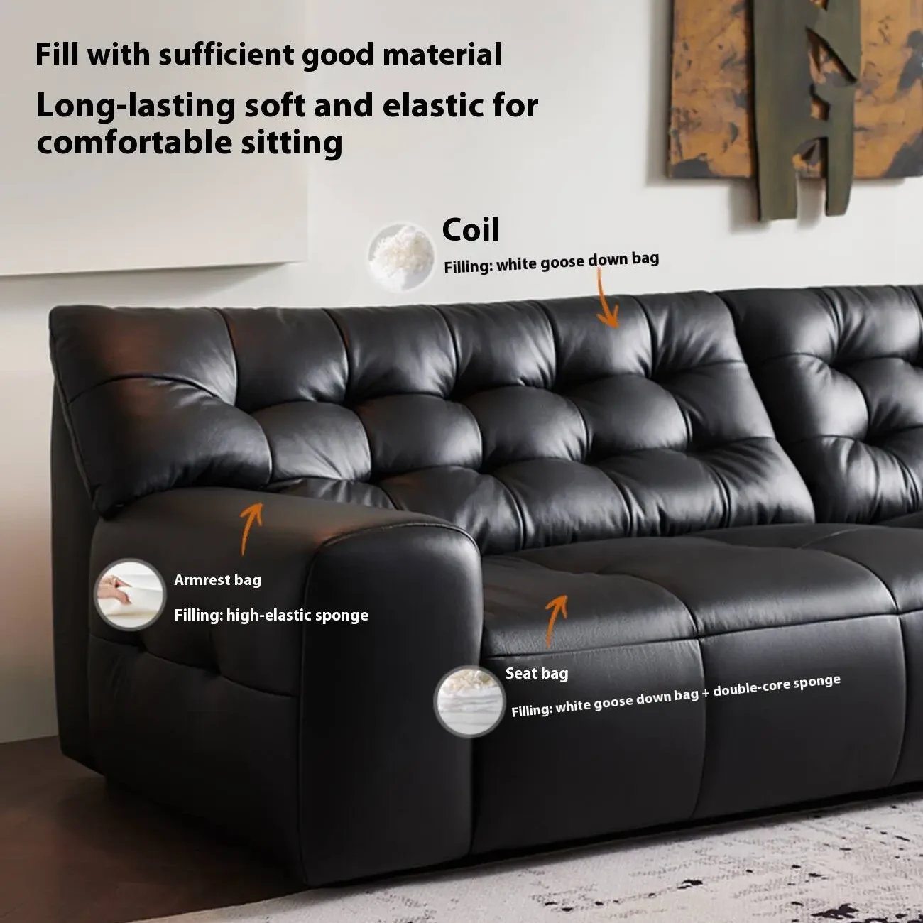 主图-061 Globe Sofa - Italian Luxury Big Black Bear Sofa