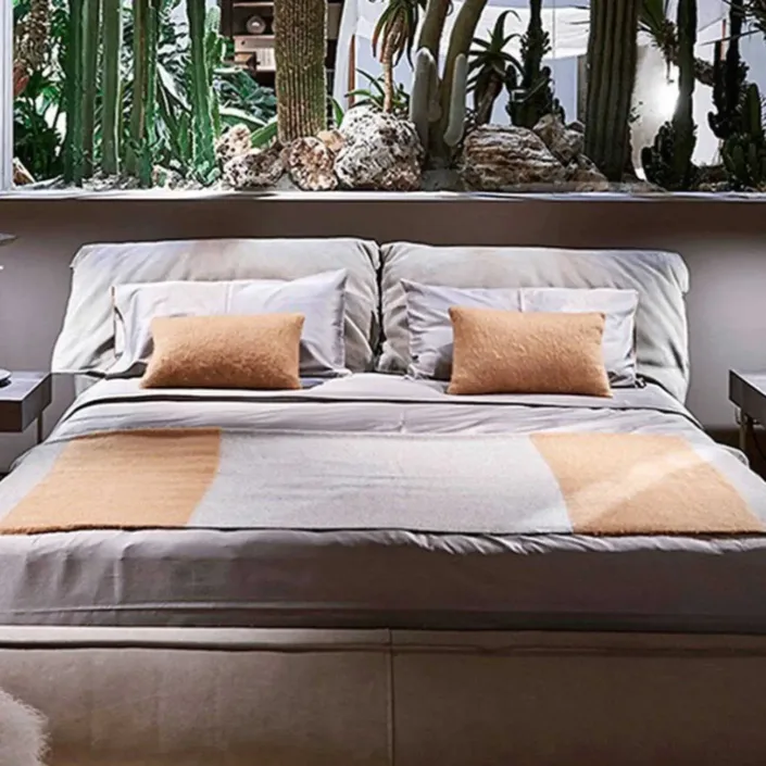 Globe Sofa - Luxury Modern Master Bedroom Elephant Ear Bed Globe Sofa - Luxury Modern Master Bedroom Elephant Ear Bed