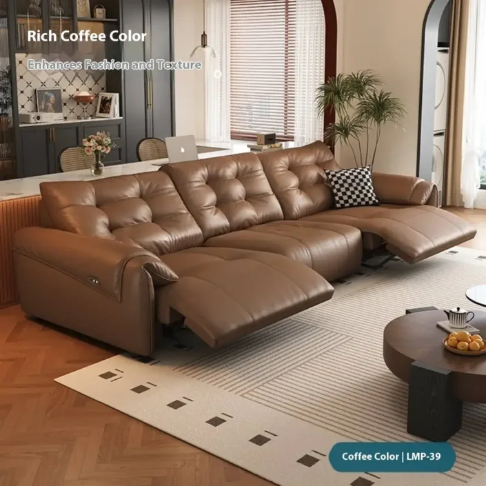 Globe Sofa - Multifunctional Electric Top-Grain Leather Sofa Globe Sofa - Multifunctional Electric Top-Grain Leather Sofa
