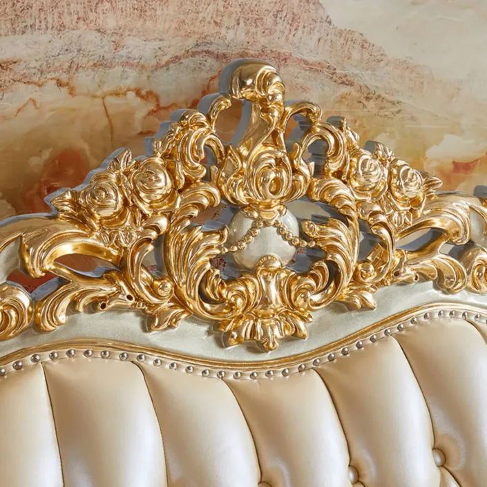 Globe Sofa - Top European Solid Wood Carved Villa Top Layer Cowhide Sofa Globe Sofa - Top European Solid Wood Carved Villa Top Layer Cowhide Sofa