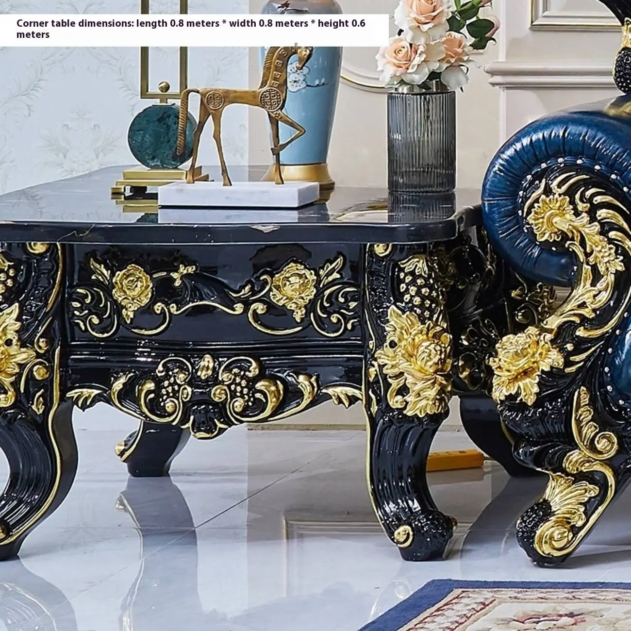 主图-7 Globe Sofa - European Style First Layer Cowhide Palace Villa Sofa