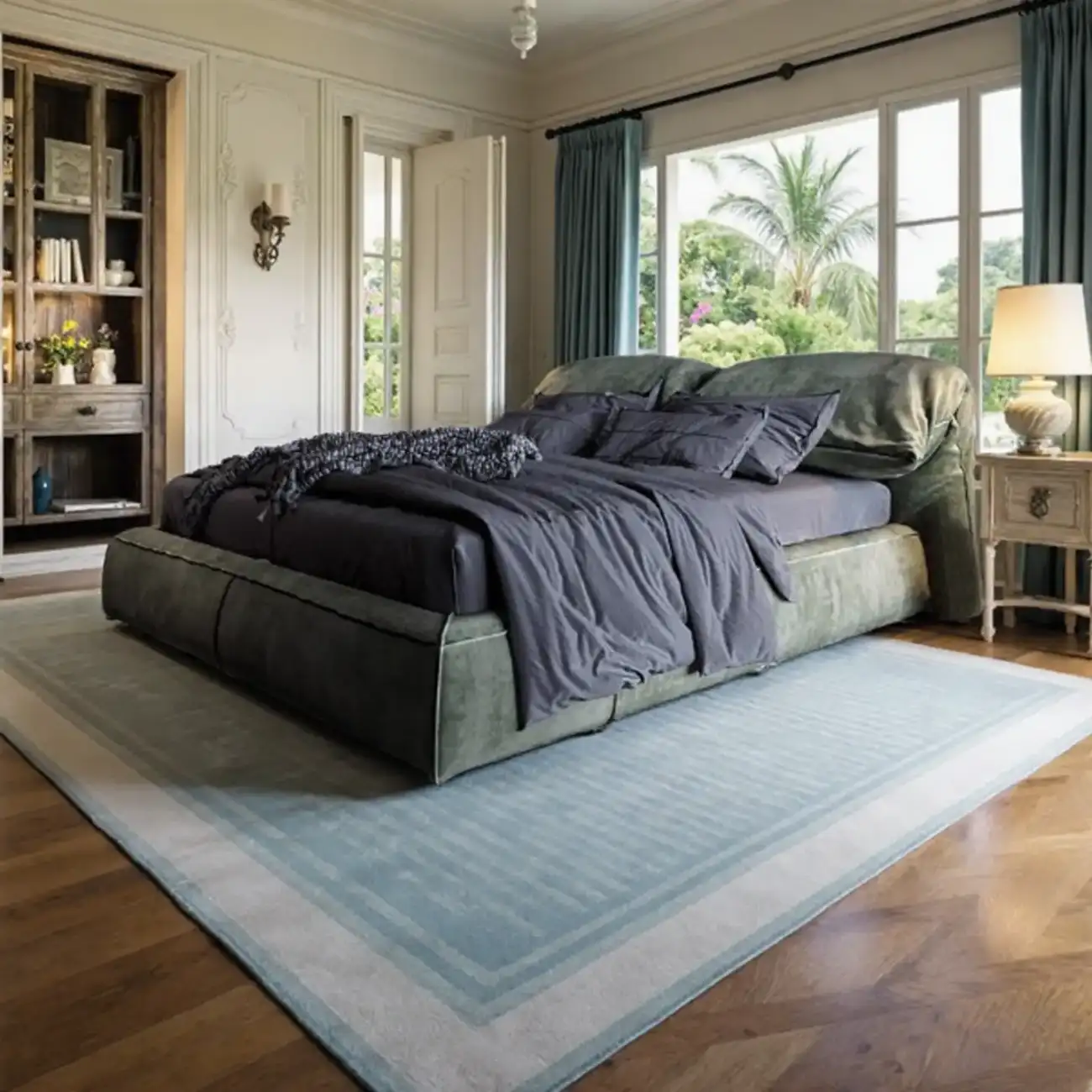 主图001 Globe Sofa - Luxury Modern Master Bedroom Elephant Ear Bed