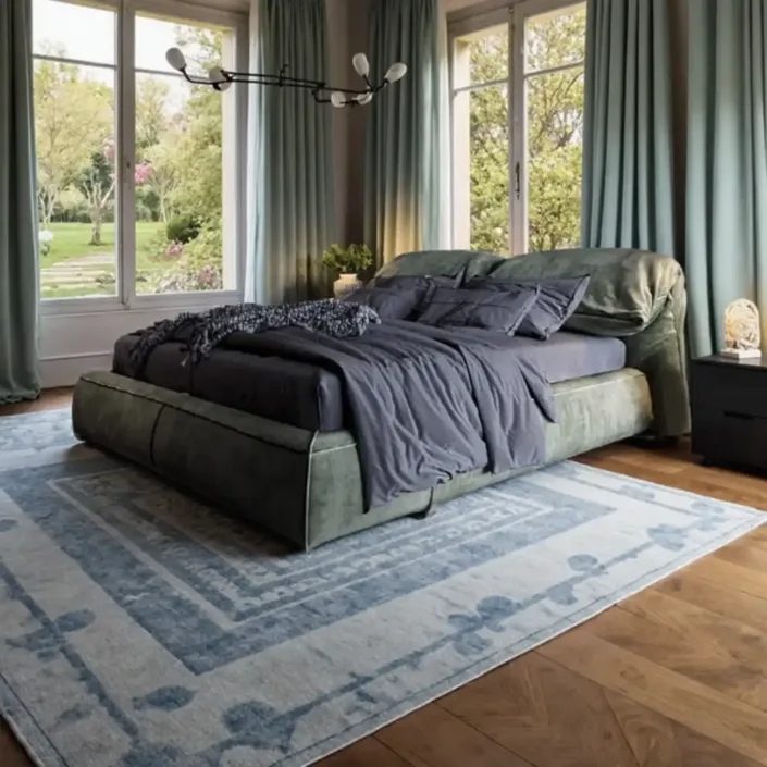 Globe Sofa - Luxury Modern Master Bedroom Elephant Ear Bed Globe Sofa - Luxury Modern Master Bedroom Elephant Ear Bed