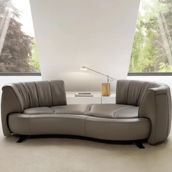 Globe Sofa - Curved-Back Sliding Track Sofa Globe Sofa - Curved-Back Sliding Track Sofa