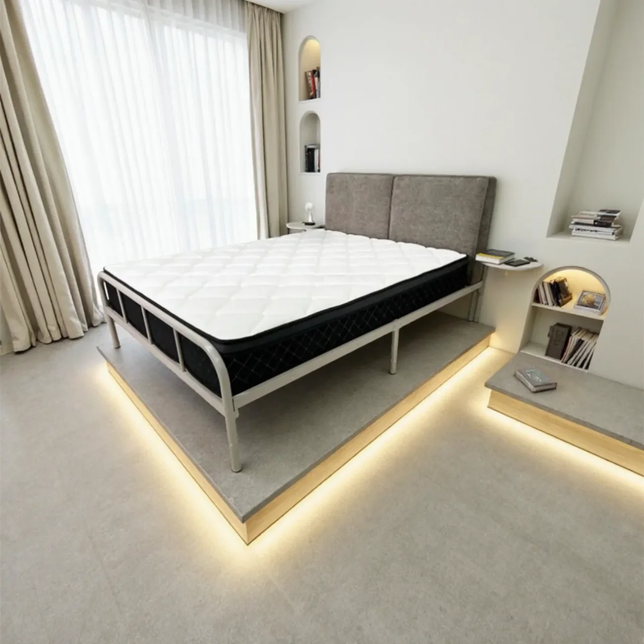 主图2 Globe Sofa - Modern Minimalist Bed in Scandinavian Style