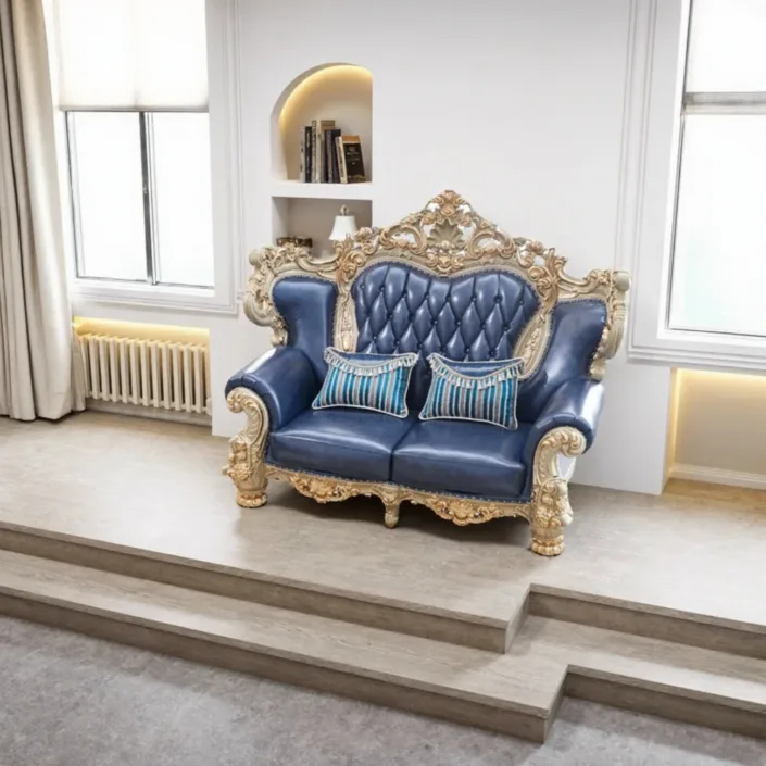 Globe Sofa - European Luxury Solid Wood Carved Villa Sofa Globe Sofa - European Luxury Solid Wood Carved Villa Sofa